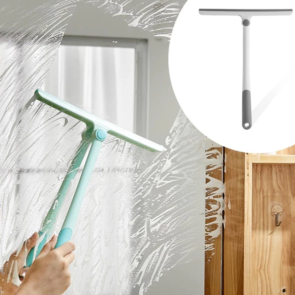 Periboia 360 Derece Döner Başlıklı Cam Sil Ayna Fayans Araç Cam Silme Aparatı - Resim 2