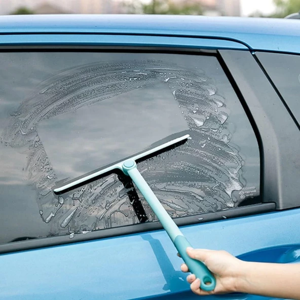 Periboia 360 Derece Döner Başlıklı Cam Sil Ayna Fayans Araç Cam Silme Aparatı - Resim 4