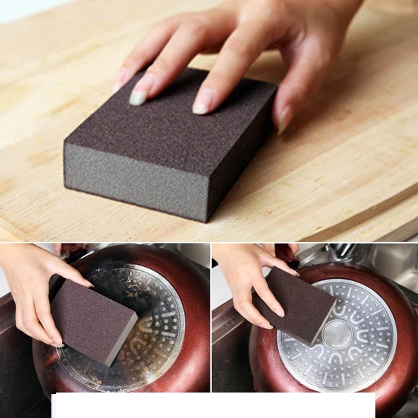 Periboia 2Li Nano Zımpara Sünger Pas Leke Kireç Sökücü Mutfak Tezgah Süngeri Tava Tencere Süngeri - 2