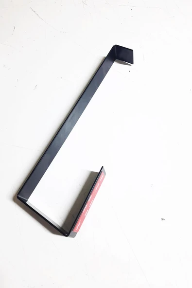 Periboia 2 Lİ Set Mat Siyah Metal Kağıt Havlu Askısı Ve Tuvalet Kağıtlığı Vida veya Yapıştırmalı  Set - Resim 2