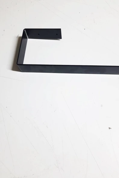 Periboia Mat Siyah Metal Kağıt Havlu Askısı – Mutfak Banyo Havlu Tutacağı Askısı Vida veya Yapıştırmalı - 4