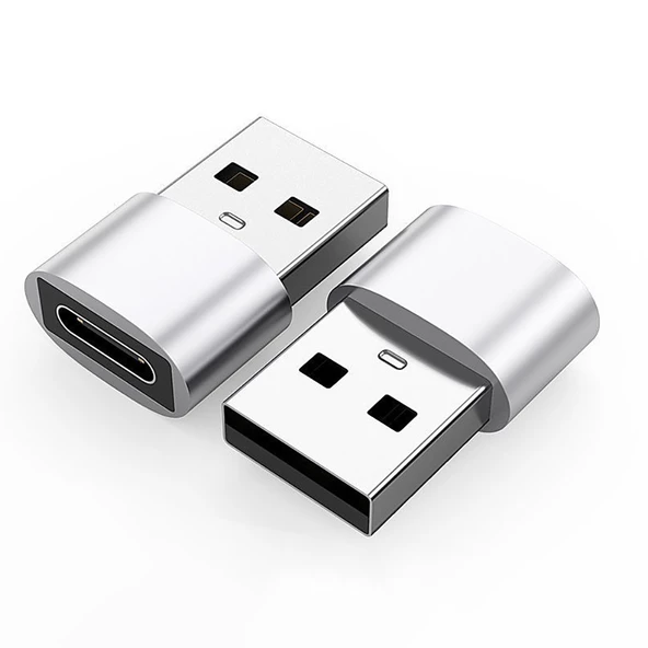 Periboia Type-C to USB ye Dönüştürücü - Bilgisayar- Şarj Adaptörü - Telefon Uç Dönüştürücü - 5