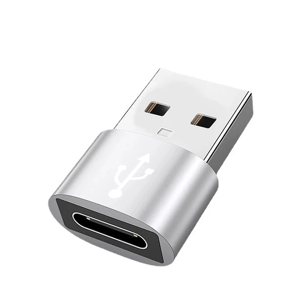Periboia Type-C to USB ye Dönüştürücü - Bilgisayar- Şarj Adaptörü - Telefon Uç Dönüştürücü - 3