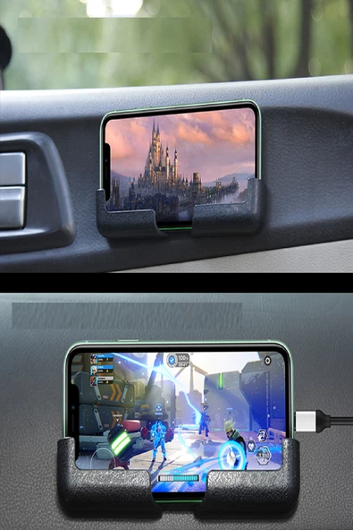 Periboia Araba Telefon Tutucu Cep Telefonu –Navigasyon Tutucu Ayarlanabilir Torpido Şarj Standı - 2