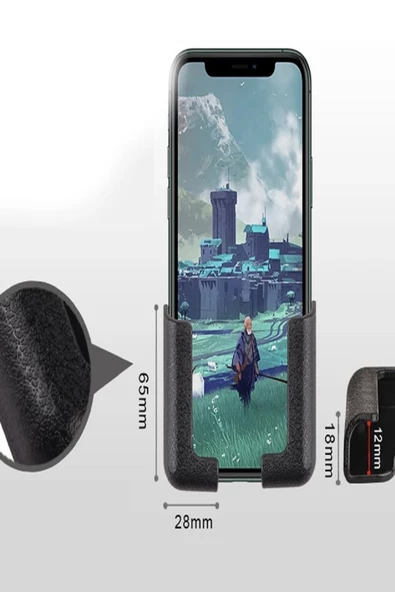 Periboia Araba Telefon Tutucu Cep Telefonu –Navigasyon Tutucu Ayarlanabilir Torpido Şarj Standı - 4