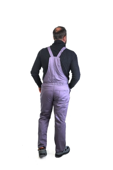 ESER - Gabardin Bahçivan Tulum - İş Tulumu - Gri - Resim 3