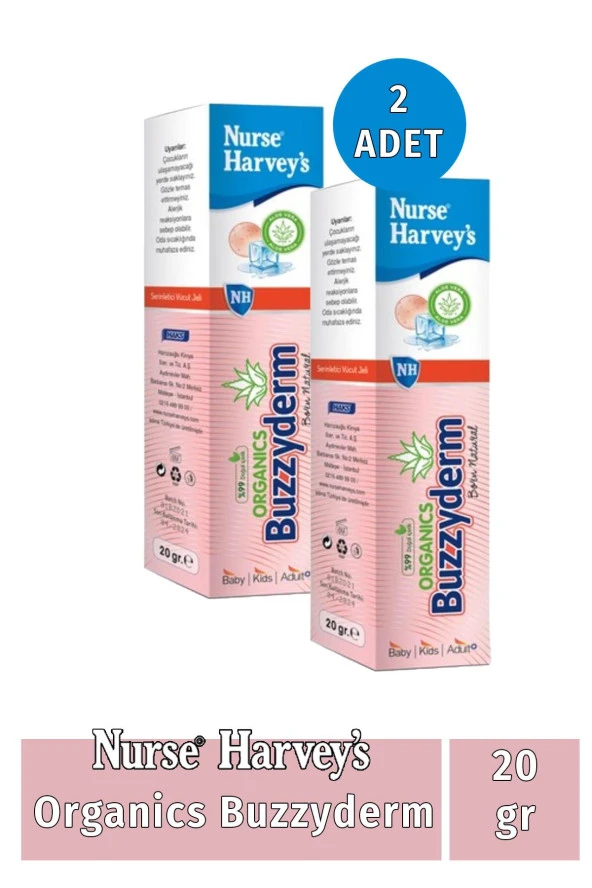 Nurse Harvey's Organics Buzzyderm 20 gr 2 Adet