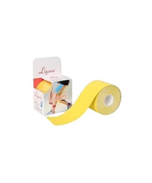 Ligorix Kinesio Tape Ağrı Bandı 5cmX5m Sarı - 1
