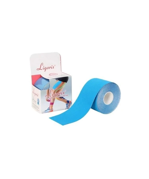 Ligorix Kinesio Tape Ağrı Bandı 5cmX5m Mavi ürün görseli