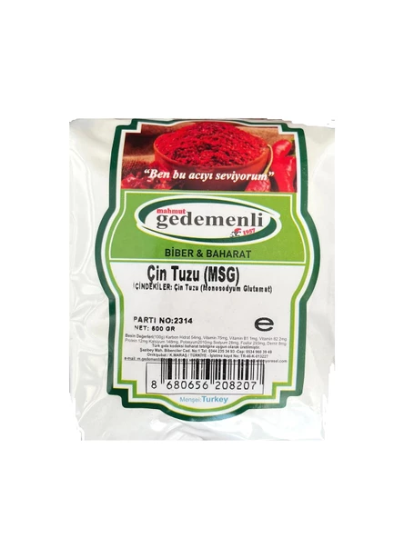 ÇİN TUZU (MSG) ALFASOL 500 GR ürün görseli