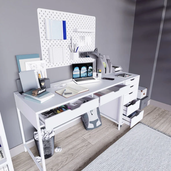 Midoser Duru Çalışma Masası Seti - 4