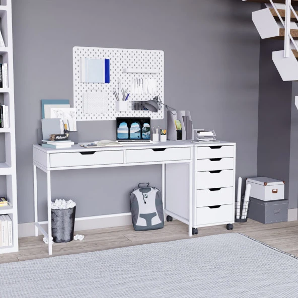 Midoser Duru Çalışma Masası Seti - 6