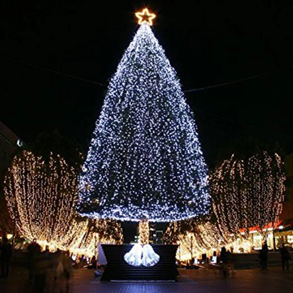 Periboia 100 Ledli Gün Işığı Yılbaşı Ağacı Işığı Led Ampül