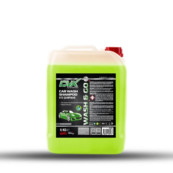 Divortex Wash & Go Oto Şampuanı 5 Kg. - 1
