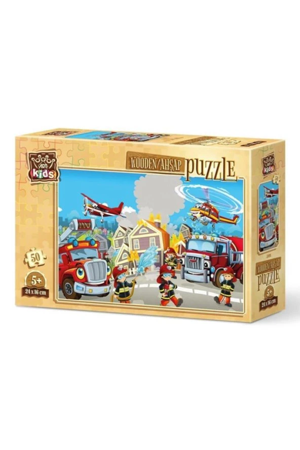 Art Puzzle Kahraman İtfaiyeciler 50 Parça Puzzle 5891 - 2