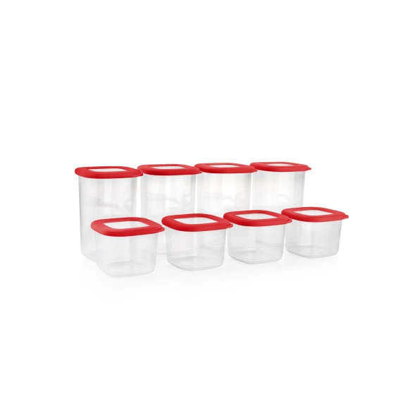 Schafer Hold 8 li Saklama Kabı-Kırmızı - 2