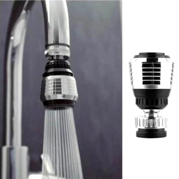 Periboia Mini Hareketli Oynar Başlıklı Musluk Başlığı - Musluk Ucu Süzgeci - 3