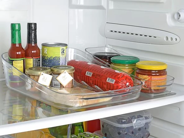 Periboia Buzdolabı Düzenleyici - Şeffaf - Büyük Boy - Resim 2