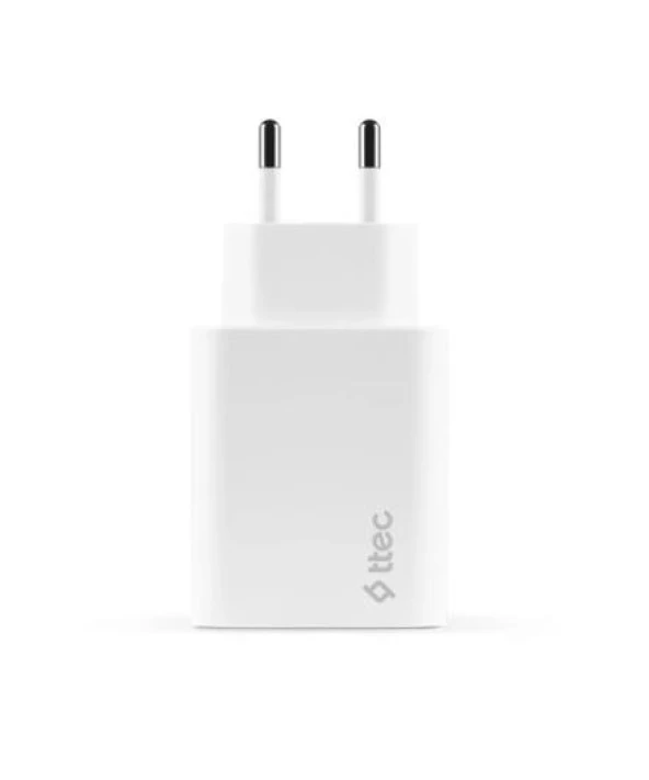 Ttec SmartCharger 30W PD USB-C Seyahat Hızlı Şarj Aleti Beyaz - 3