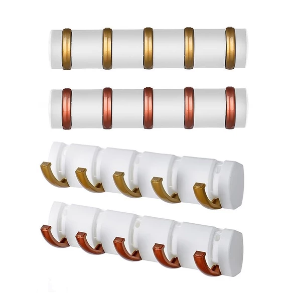 Periboia Elbise Gömlek Askısı Çok Amaçlı Mutfak Banyo Askısı 5li - 2