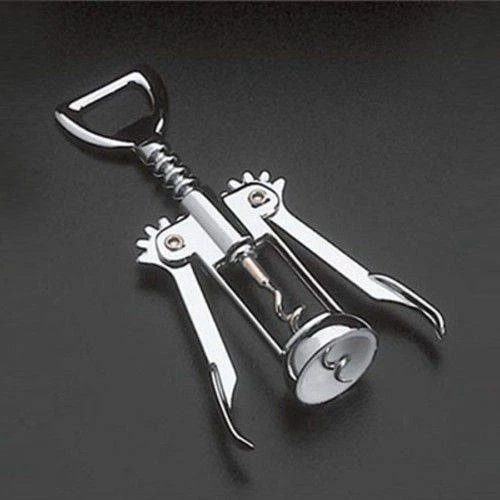 Periboia Krom Tirbuşon - 2 Fonksiyonlu Paslanmaz Metal - Resim 2