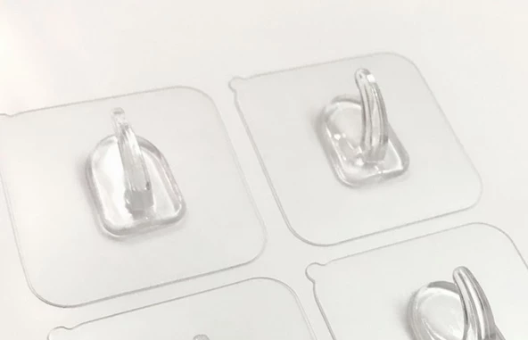 Periboia Su Geçirmez Kendinden Yapışkanlı Ultra Güçlü Şeffaf Askı 2 Adet - Resim 3