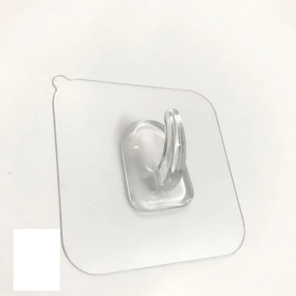 Periboia Su Geçirmez Kendinden Yapışkanlı Ultra Güçlü Şeffaf Askı 2 Adet - Resim 4