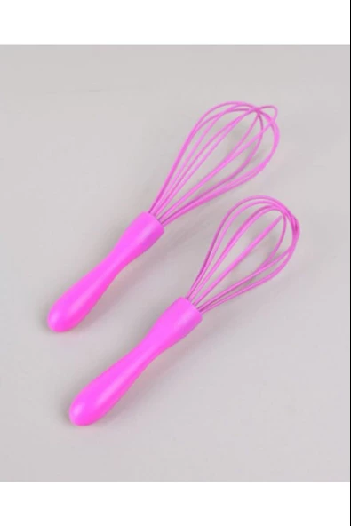 Periboia 2 li Silikon Çırpıcı Renkli Çırpma Teli Seti - 2