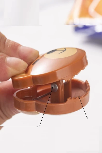 Periboia 3 Adet Sevimli Hayvan Figürlü Poşet Klipsleri Hava Geçirmez Mutfak ve Gıda Torbası Mandalı - Resim 4