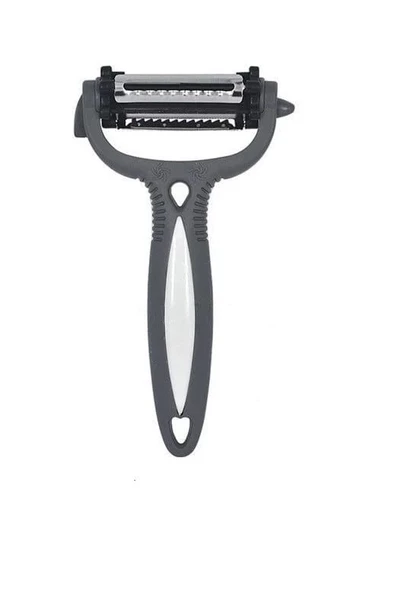 Periboia 3 Fonksiyonlu Rende Soyacak – Tırtıklı -Dalgalı- Chips Kesici Döner Başlıklı Turbo Soyacak - Resim 4