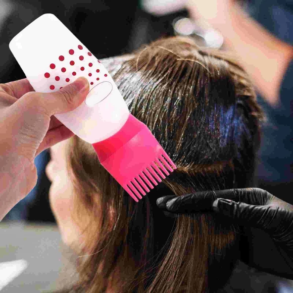 Periboia 2li set Hazneli Silikon Duş Saç Yıkama Masaj Aleti - Taraklı Saç Boyama Bakım Seti - 2