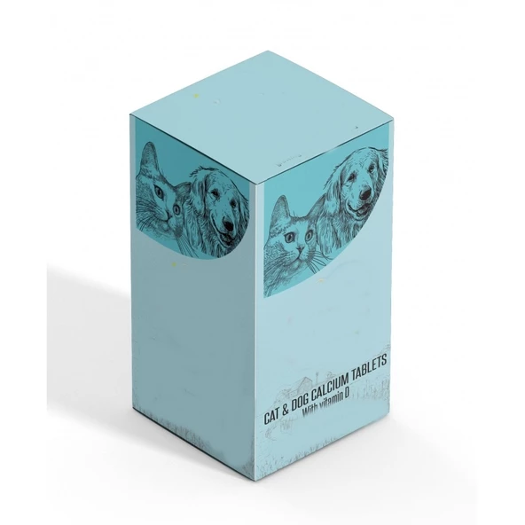 Periboia Kedi -Köpek Kalsiyum Tablet 75 Adet - 2