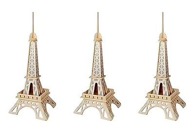 Periboia 3D Ahşap Puzzle - Eyfel Kulesi - 4