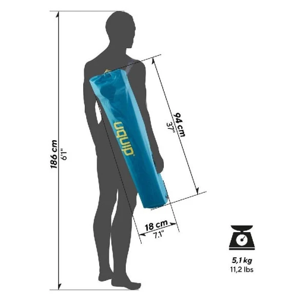 Uquip Rocky Yüksek Konforlu & Salıncak Olabilen Kamp ve Doğa Sandalyesi - Resim 5