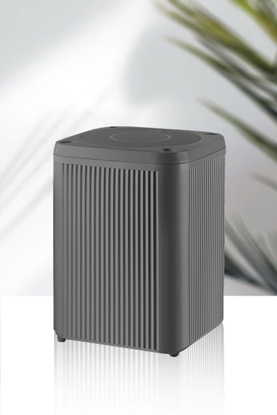 Banyo Mutfak Çöp Kovası 7 Litre  Gri 3470 ürün görseli 1