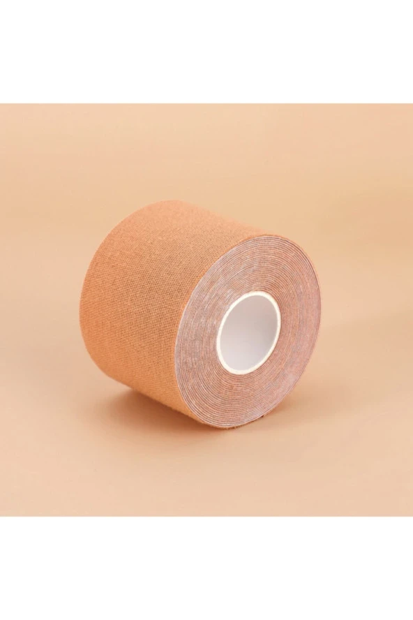 BEAUTY BOX COSMETIC Sıkı Göğüsler 5cm*5m Ten Rengi Suya Dayanıklı Göğüs Bandı Boob Tape Kinezyoloji Bandı - 2