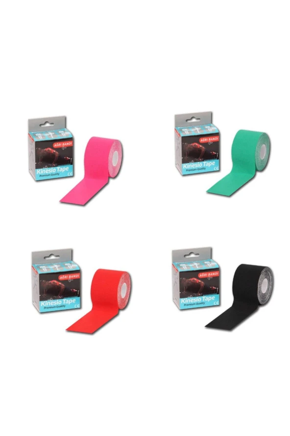 Iron Kinesiology Ağrıı Bantı 4 Adet Takım ürün görseli