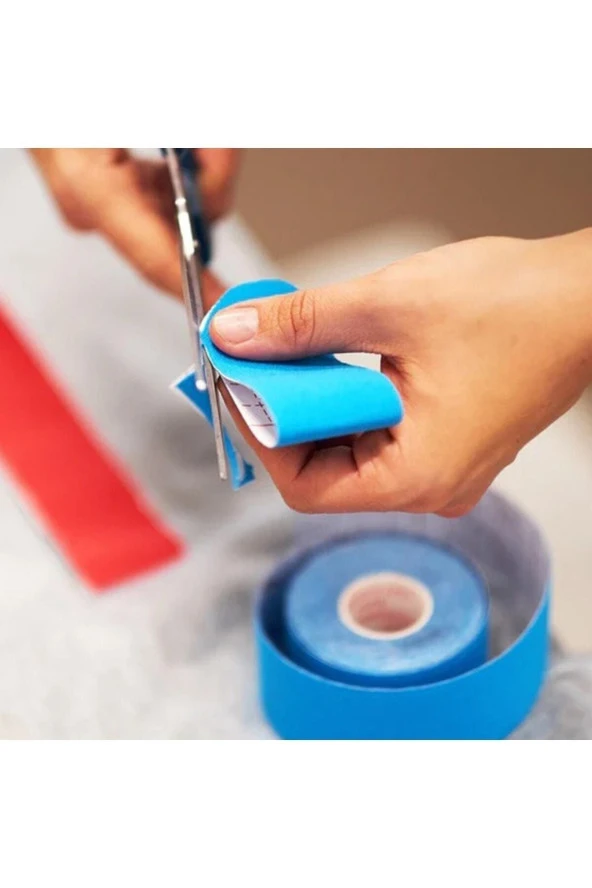 Vzn Sport Tape Sport Tape Sporcu Ağrı Bandı 5m X 5cm Siyah 4 Adet - Resim 3