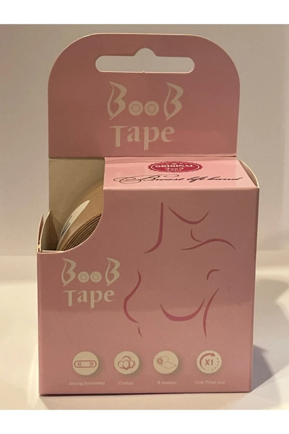 BOOB TAPE Göğüs Dikleştirici Ve Şekillendirici 5cm X 5m Ten Rengi - Resim 2