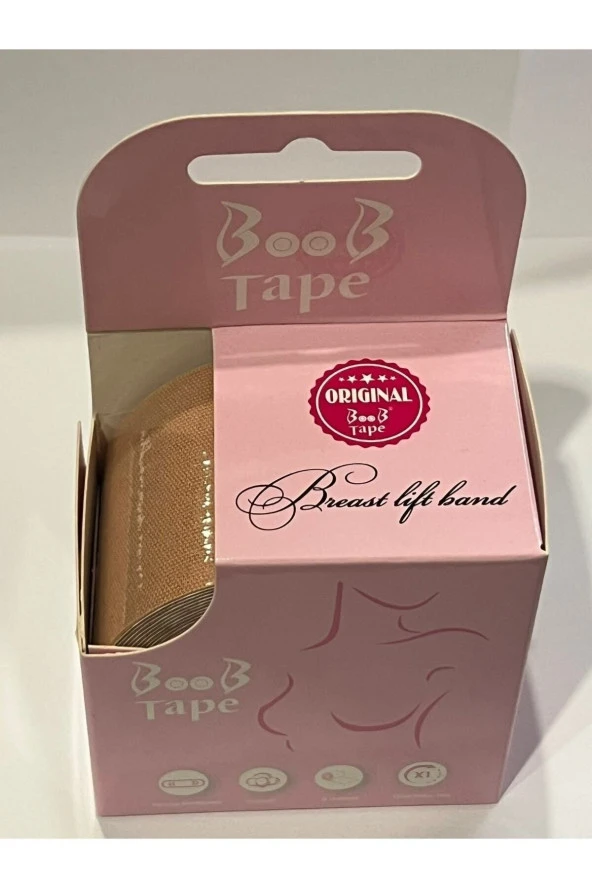BOOB TAPE Göğüs Dikleştirici Ve Şekillendirici 5cm X 5m Ten Rengi - Resim 3
