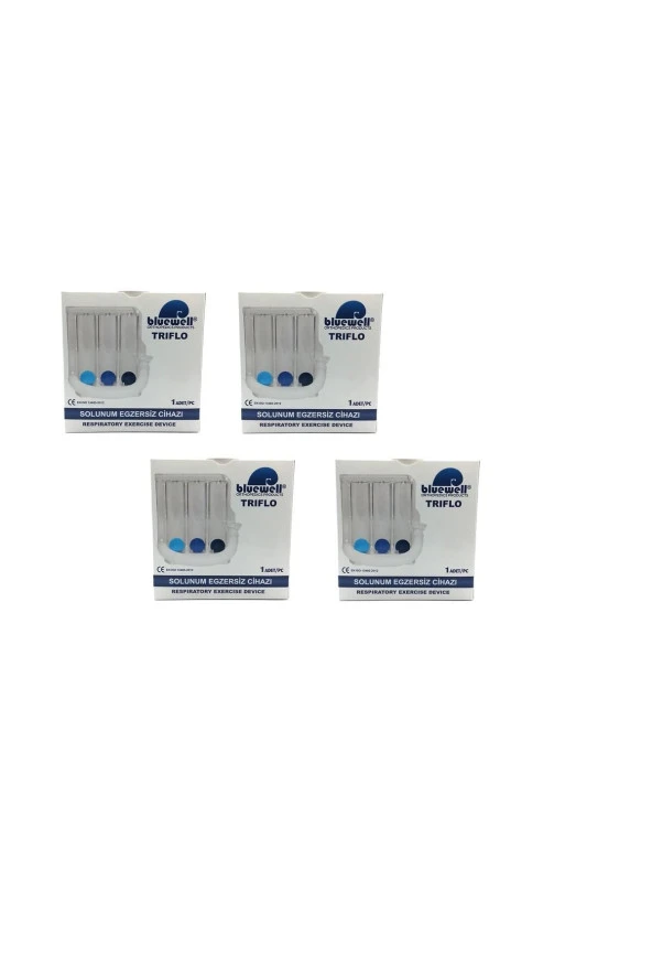 BLUEWELL Solunum Egzersiz Cihazı Triflo 3 Top 4 Adet ürün görseli