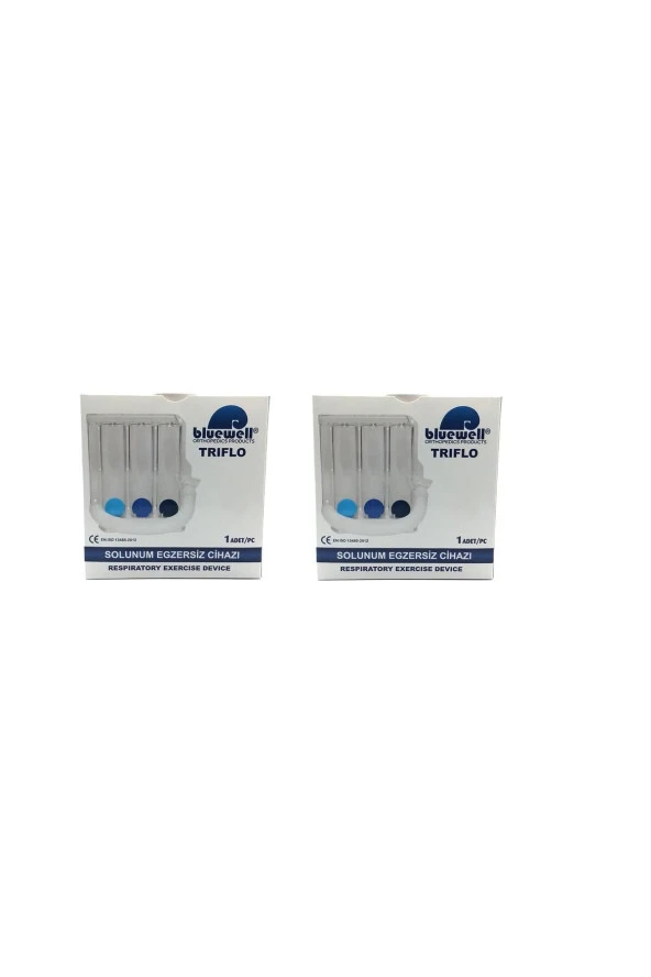 BLUEWELL Solunum Egzersiz Cihazı Triflo 3 Top ( 2 Adet )