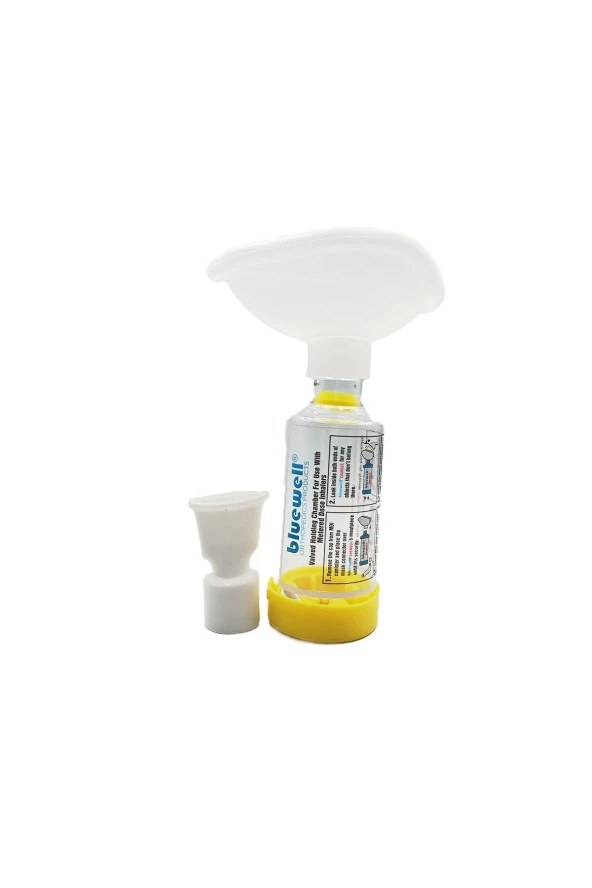 BLUEWELL Chamber Aerochamber Inhalasyon Cihazı Sarı 1-5 Yaş - 3
