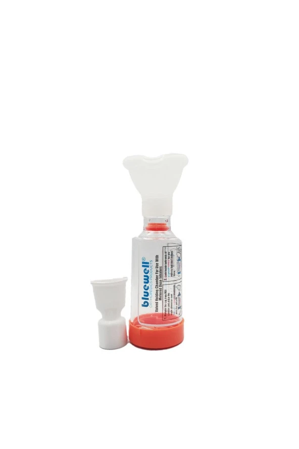 Bluewell Chamber Aerochamber Inhalasyon Cihazı Kırmızı 0-18 Ay - Resim 2