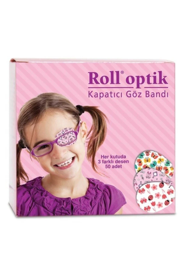 ROLL Kız Çocuk Optik 50'li Göz Kapama Bandı