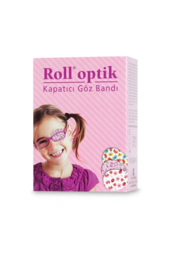 ROLL Optik Göz Kapama Bandı 100 Adet  Kız Desenli ürün görseli