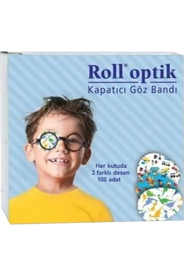 ROLL OPTİK Göz Kapama Bandı Erkek Çocuk 100'lük