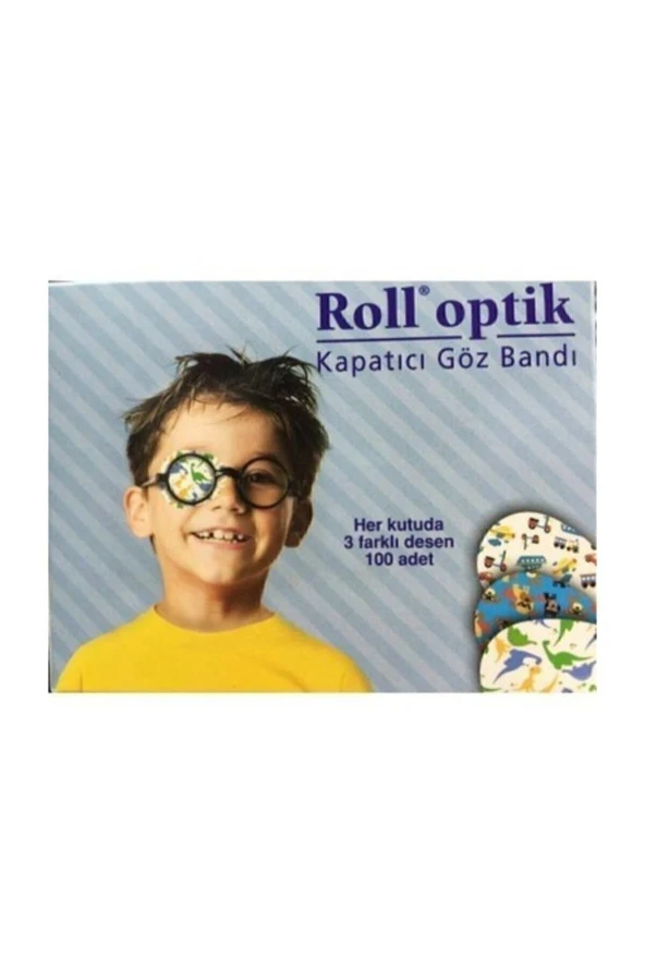 KURTSAN Roll Optik Göz Kapama Bandı 100 Adet Erkek Çocuk ürün görseli