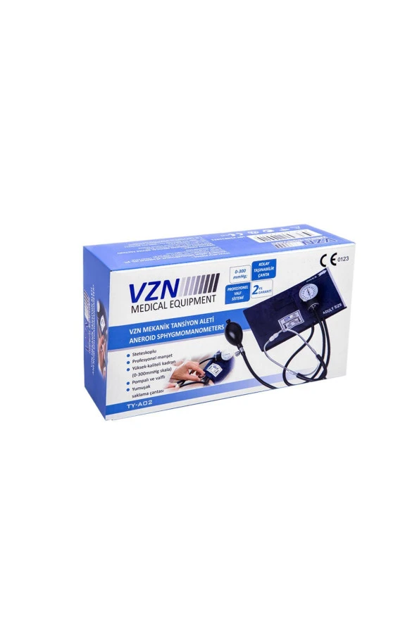 VZN Koldan Ölçer Tansiyon Aleti Cırtlı VZN TY-A02 Yetişkin - 2