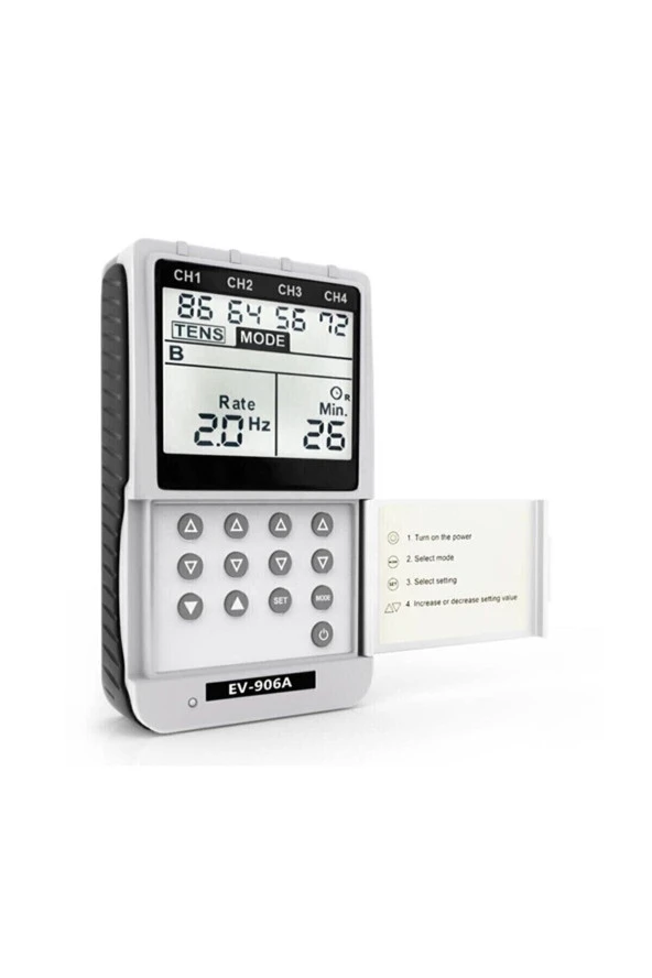 EVERYWAY Ev-906 4 Kanallı Tens Ems Fizik Tedavi Cihazı - 2